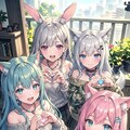 ㊗️ついに到達！200,000いいね✨マルチビタミンワールドキャラ大集合🐱🐰🐺🐱 2枚目