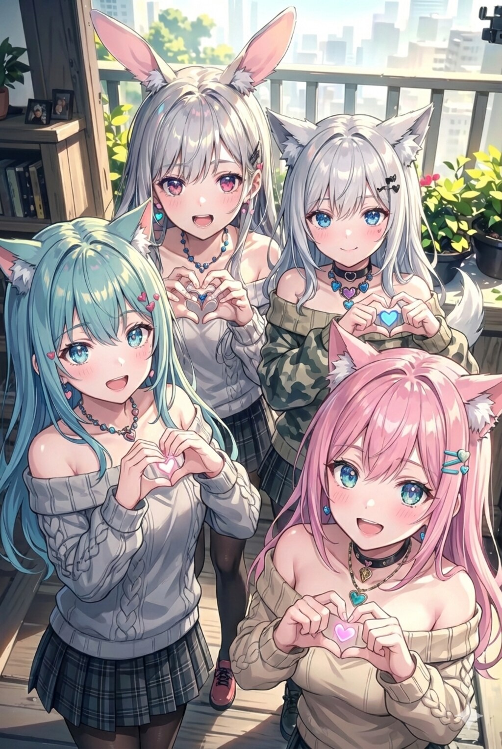 ㊗️ついに到達！200,000いいね✨マルチビタミンワールドキャラ大集合🐱🐰🐺🐱
