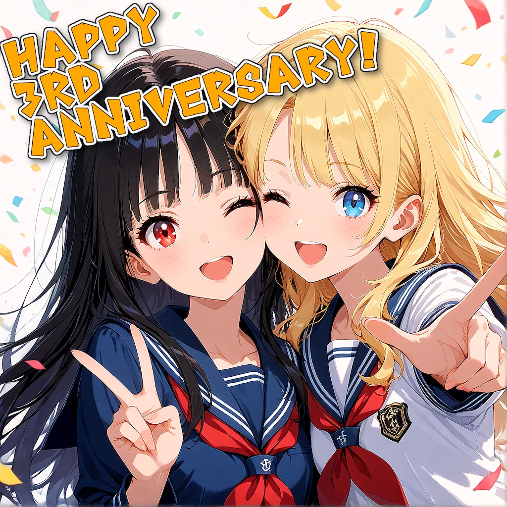 3周年おめでとう🎉
