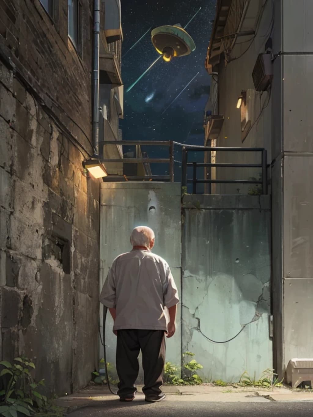 隣のおっさんがションベンちびった空飛ぶ円盤