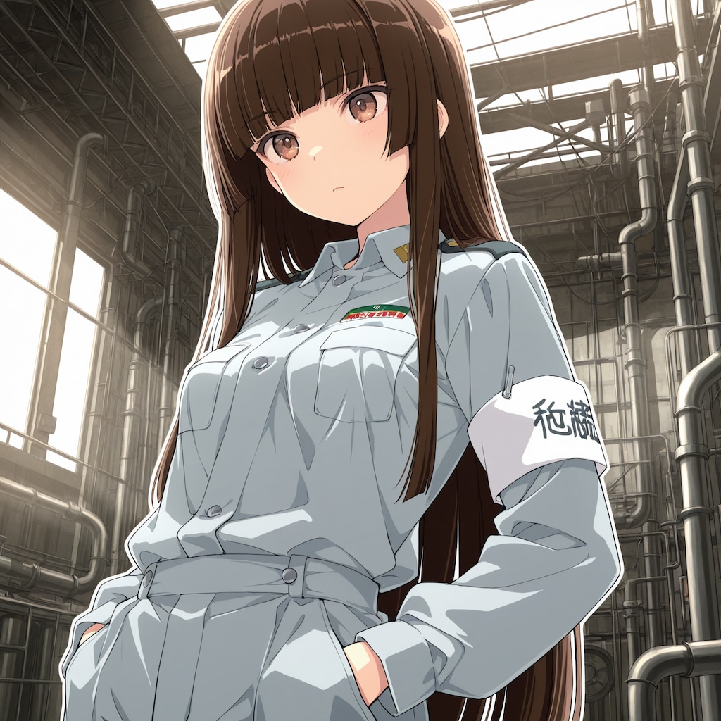 工場での作業服