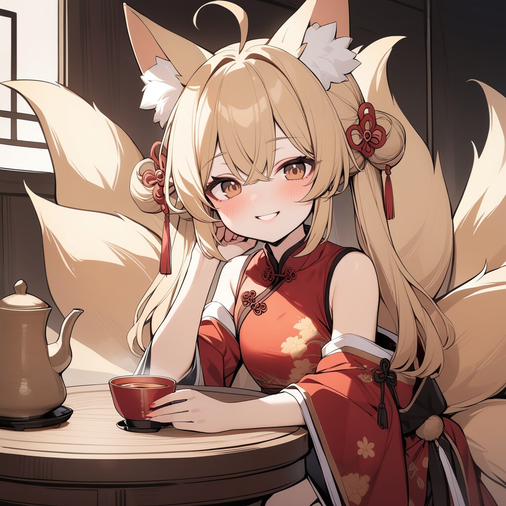 7/8　中国茶の日 | の人気AIイラスト・グラビア