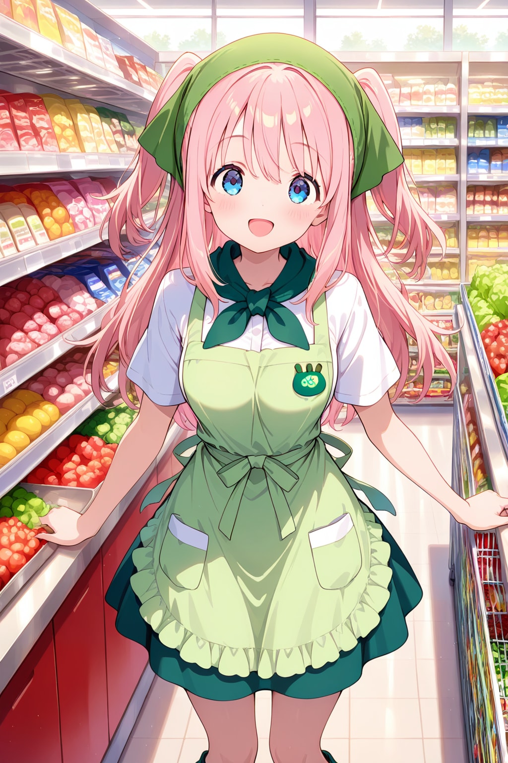 スーパー店員です！