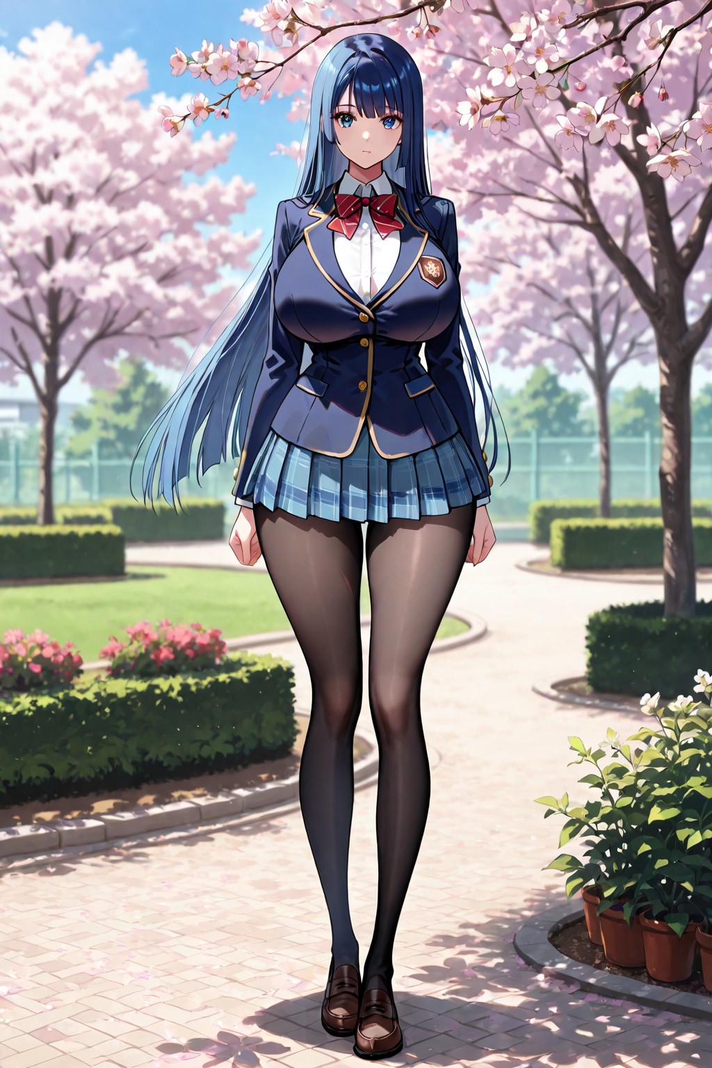 青髪学生　入学