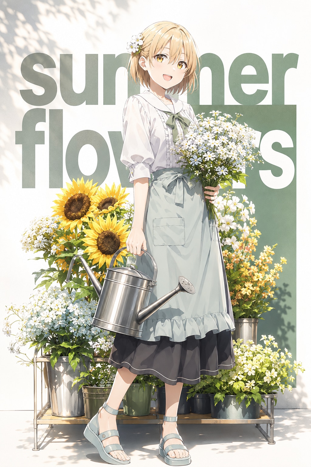 夏を束ねて、今日も笑う