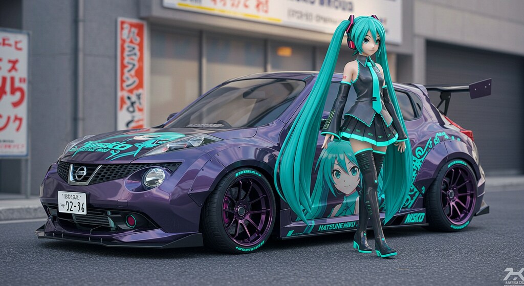 初音ミクと日産ジューク