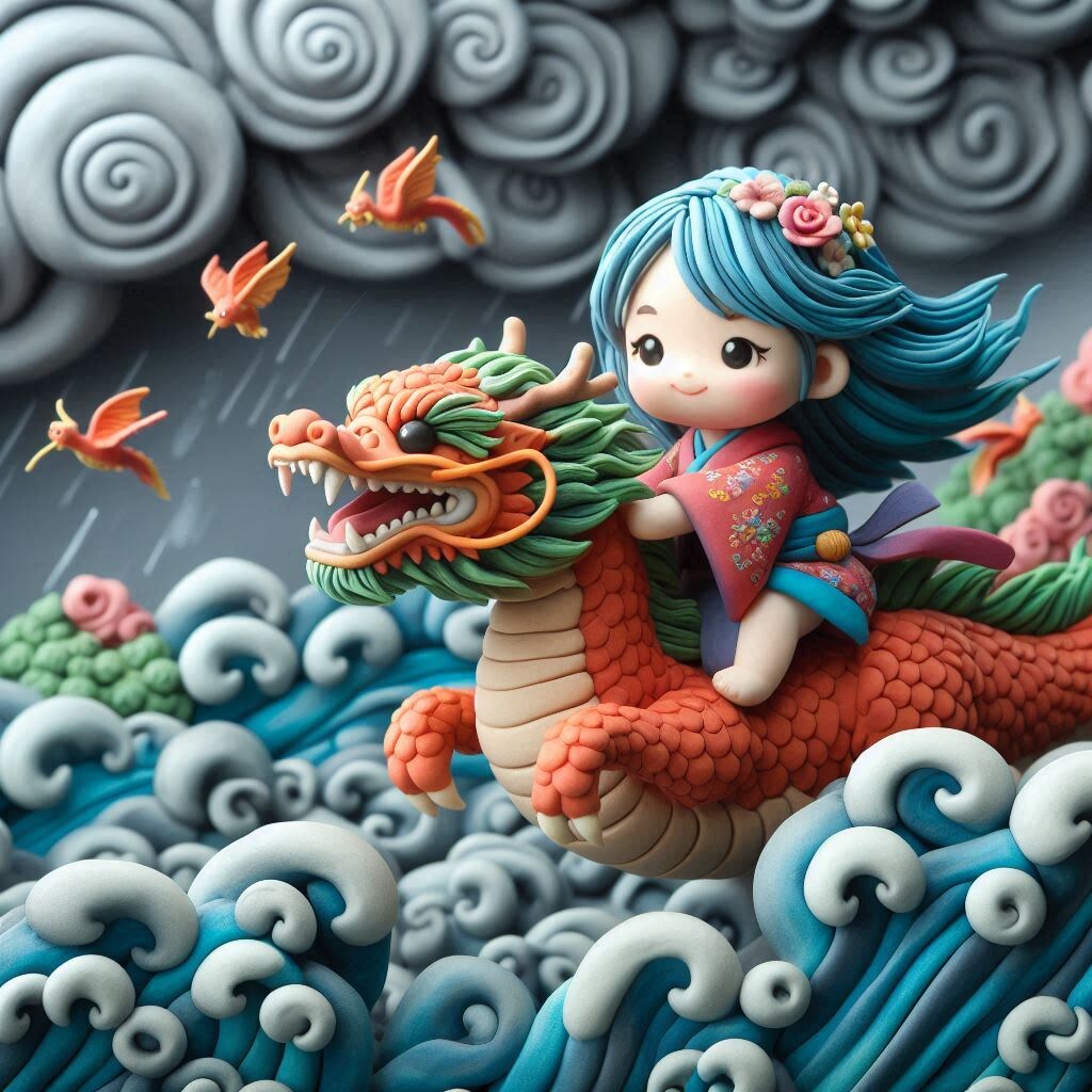 龍に乗る女の子 | の人気AIイラスト・グラビア