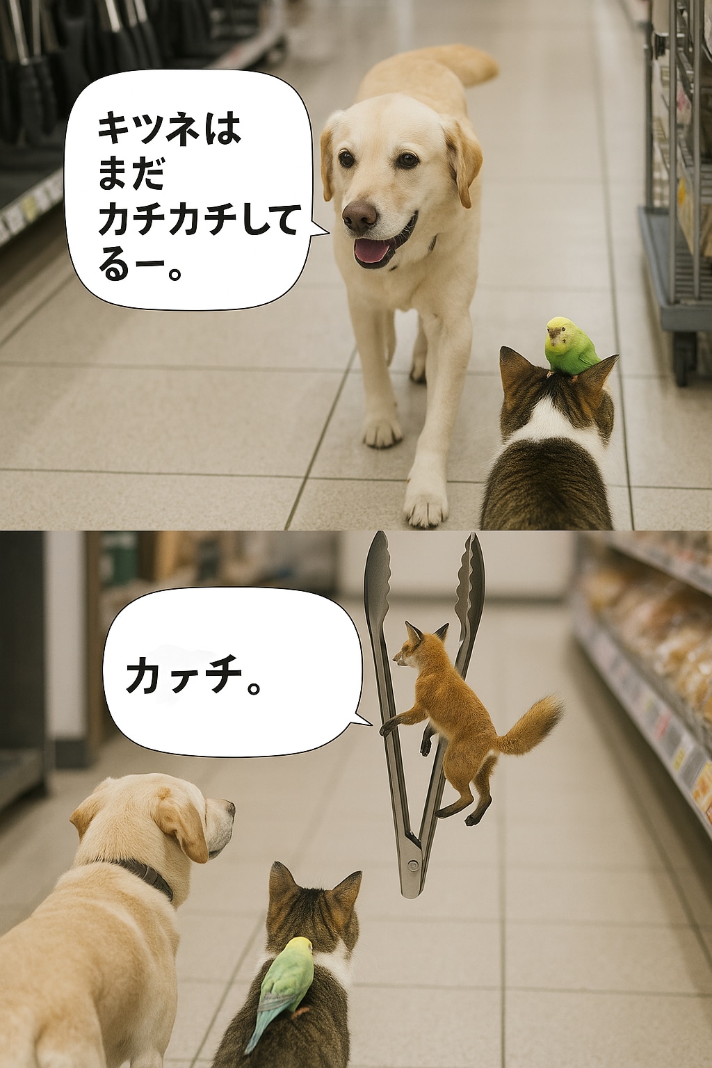 いぬとねこといんこ34