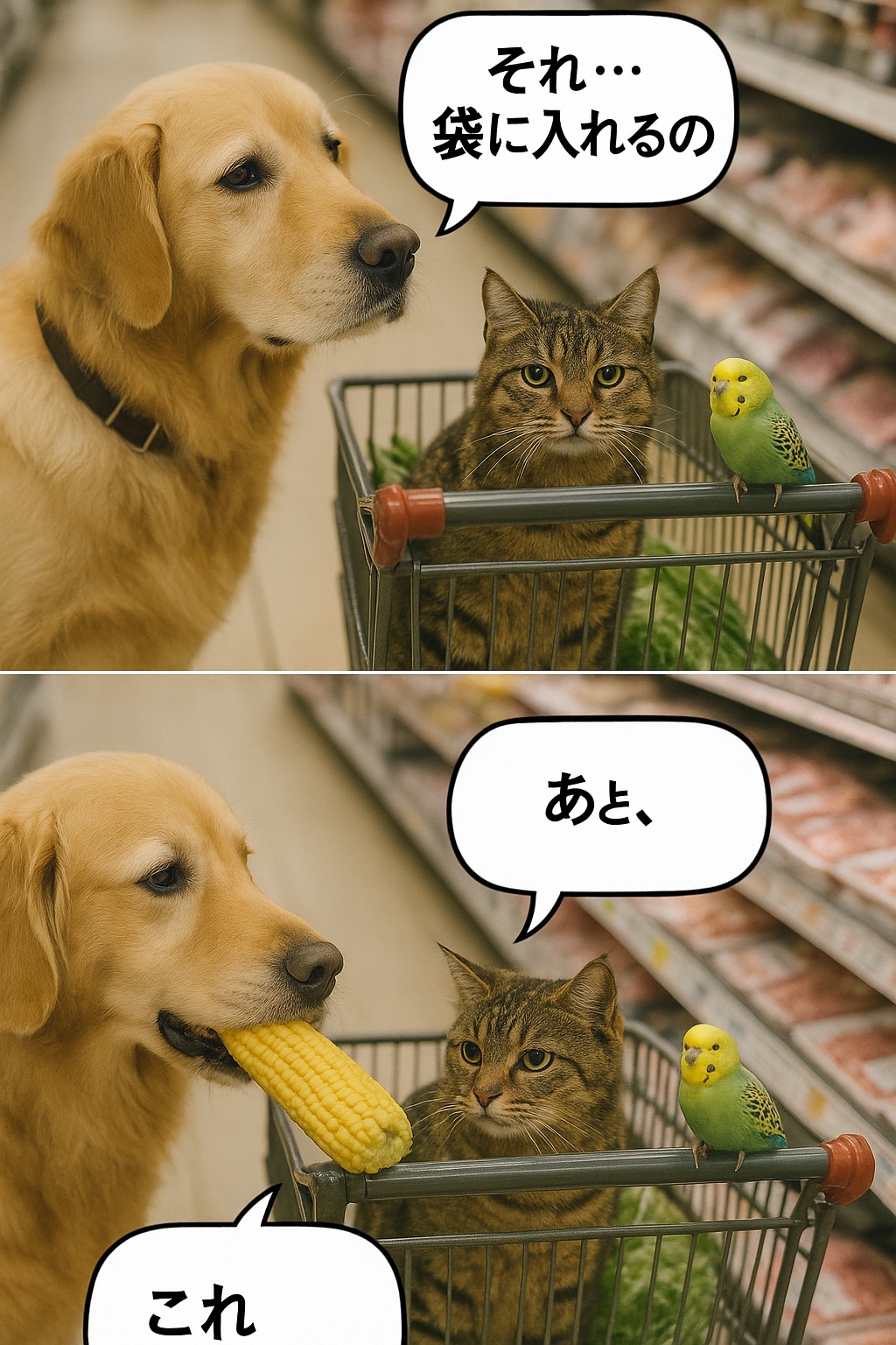 いぬとねこといんこ34