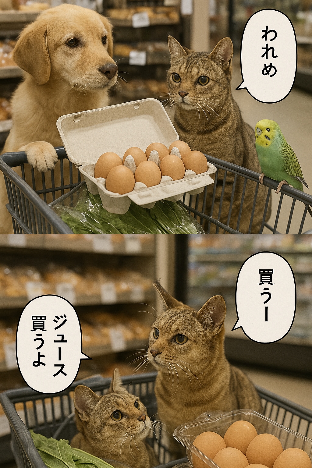 いぬとねこといんこ34