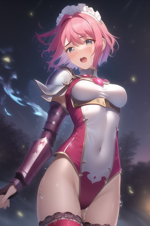 せくはらこうげきに動揺する赤髪魔法少女ちゃん