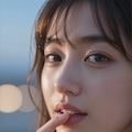 唇に触れる指先 5枚目