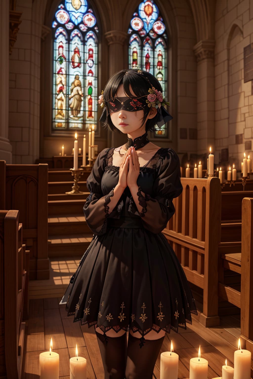 盲いた少女の祈り3