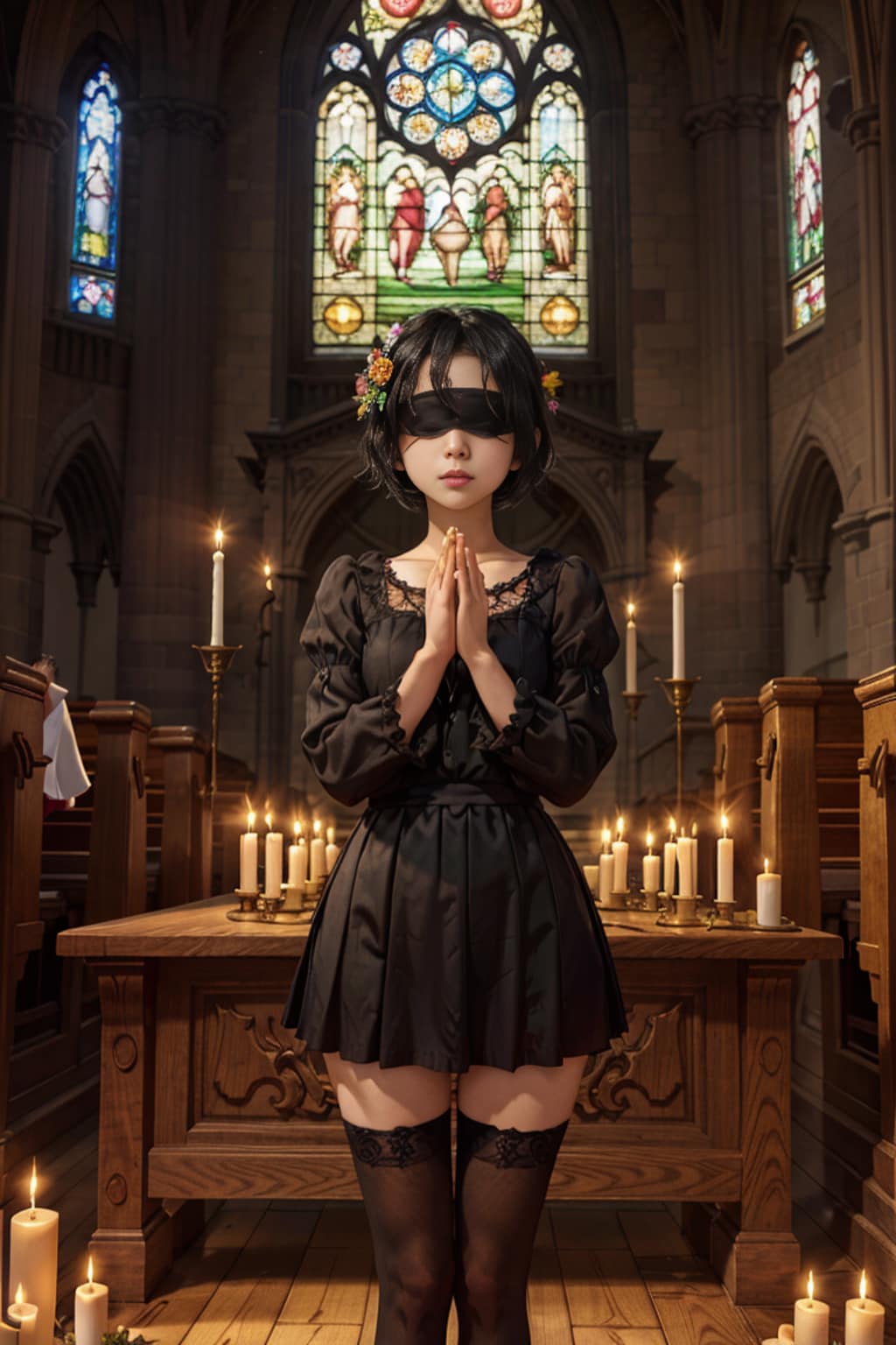 盲いた少女の祈り3