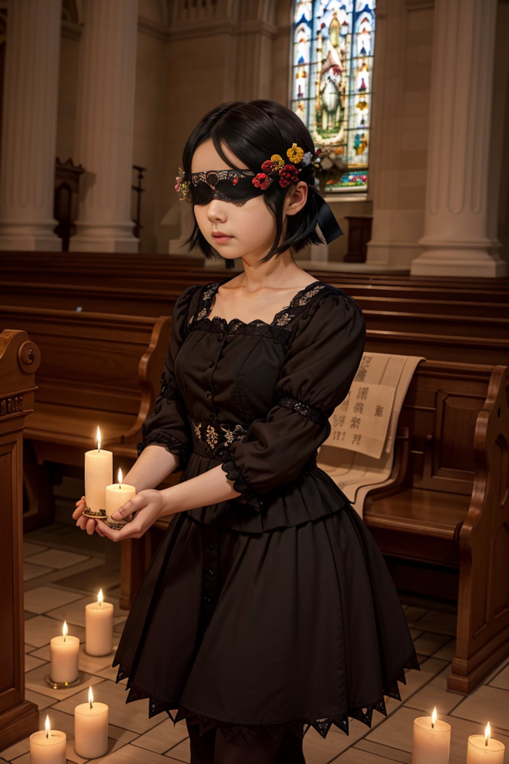 盲いた少女の祈り3