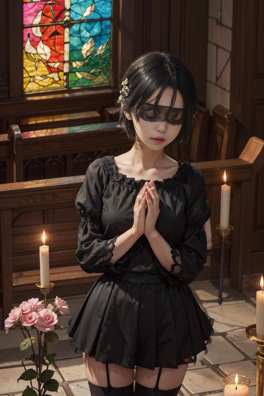 盲いた少女の祈り3