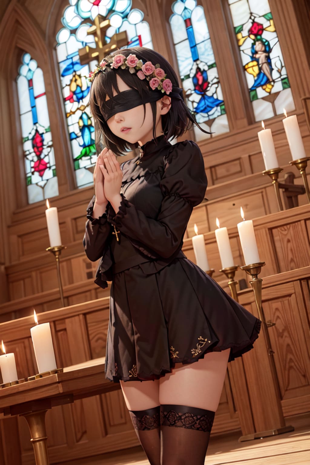 盲いた少女の祈り3