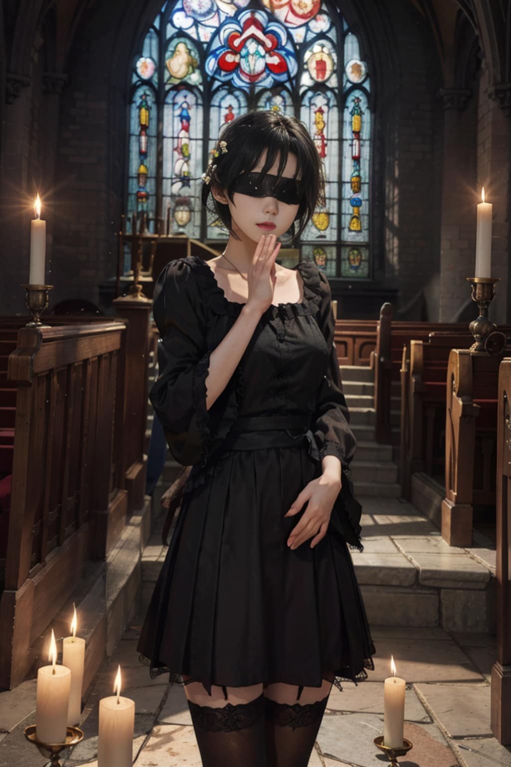盲いた少女の祈り3