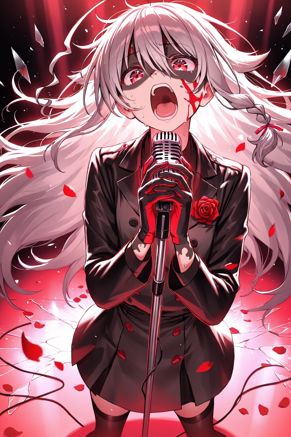 紅に染まったこの俺を 慰める奴は もういない・・・