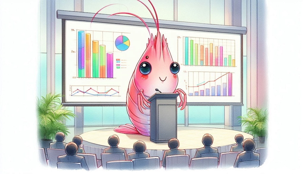 エビデンスを元に説明するエビ