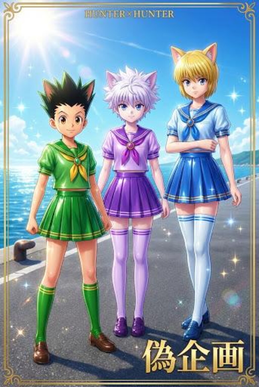 ハンターハンター　セーラー服