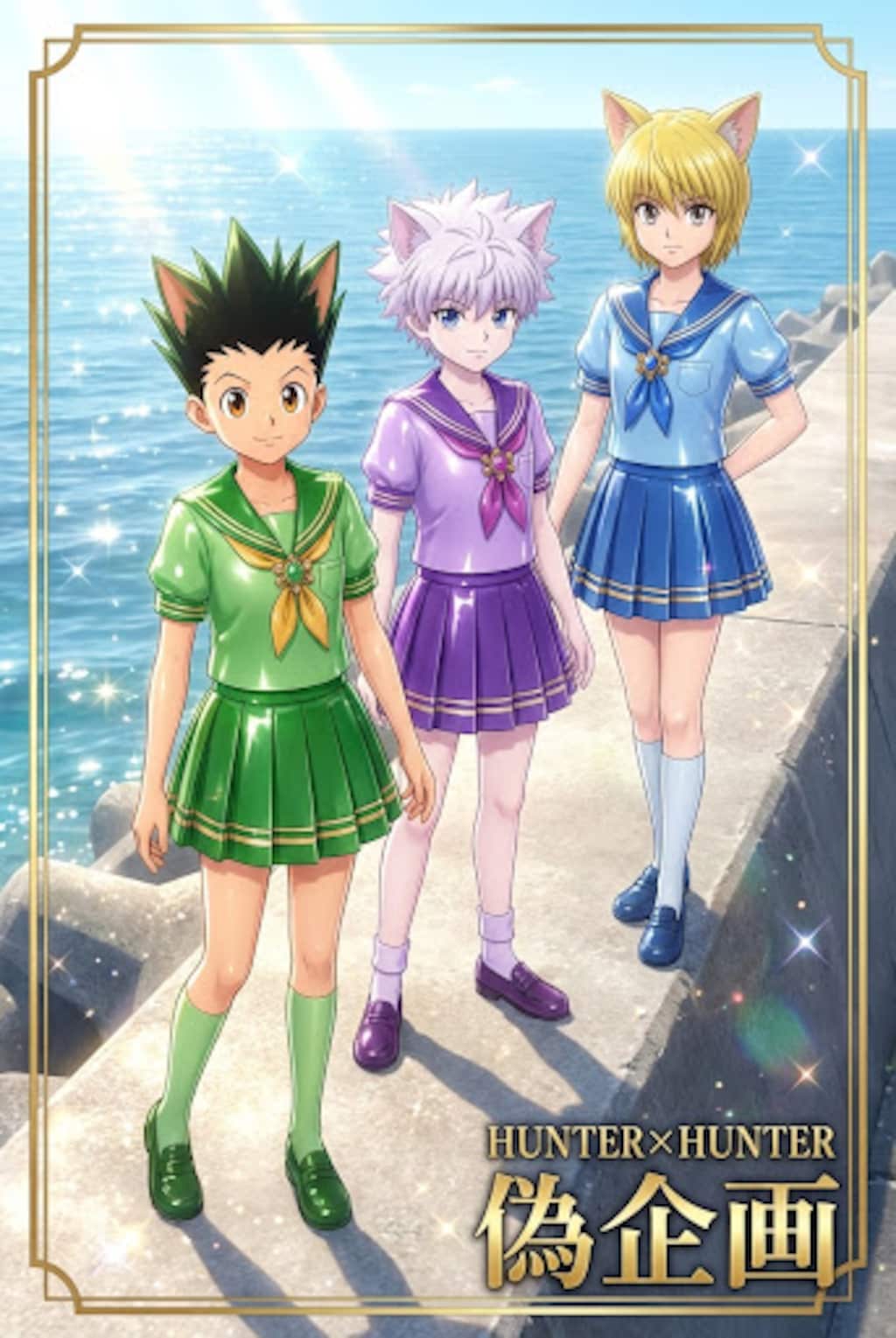 ハンターハンター　セーラー服