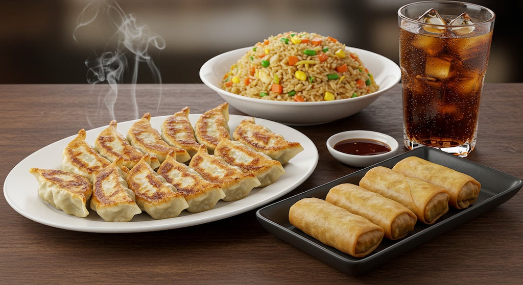 摩訶不思議食堂の揚げ物中華セット