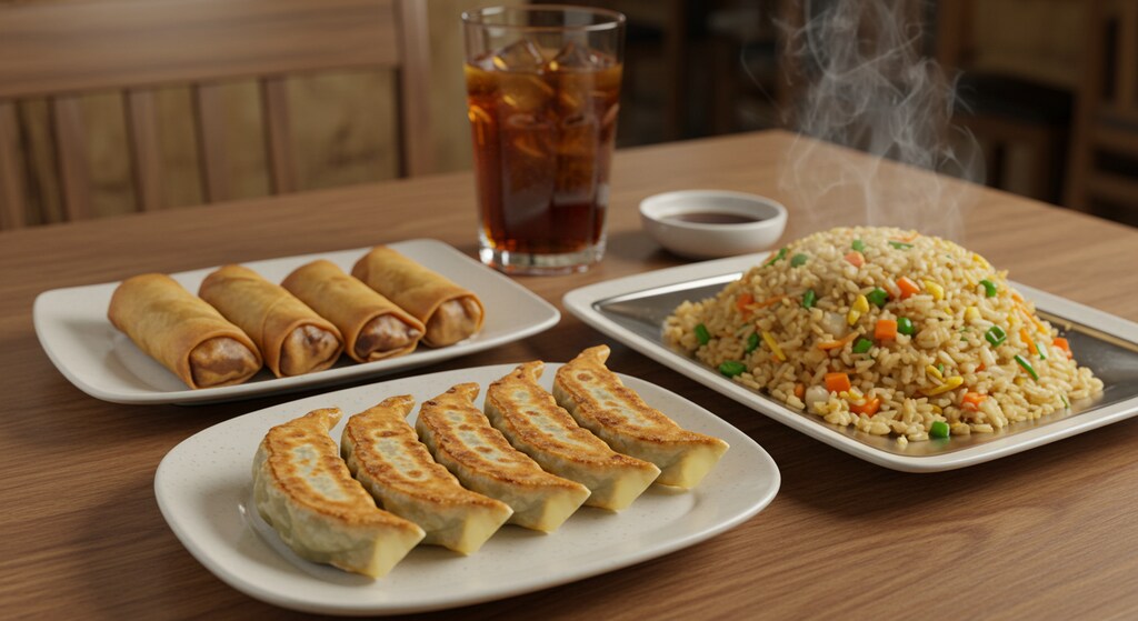 摩訶不思議食堂の揚げ物中華セット