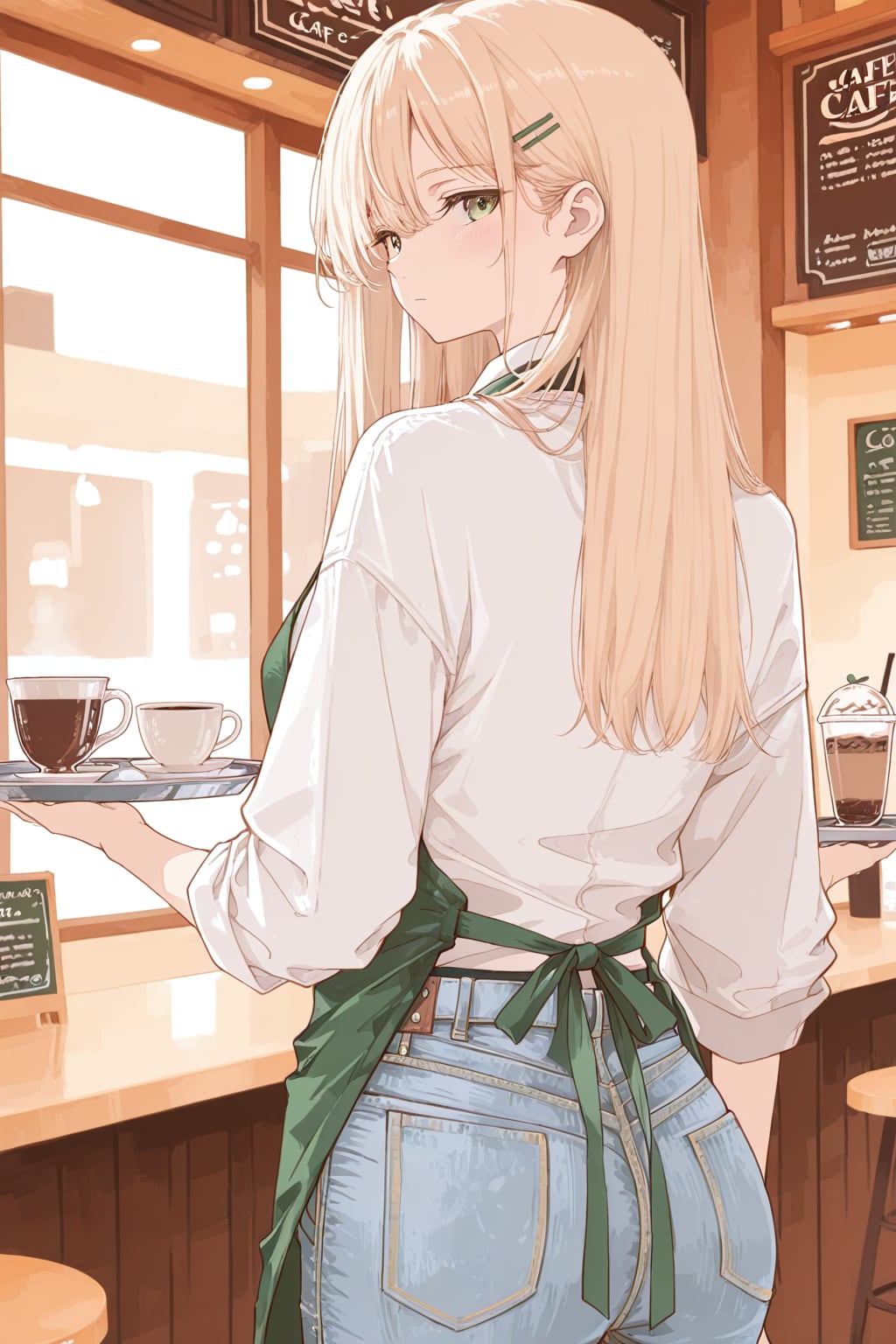 おはよう。マドラー持ってボ～っとしてどうした？