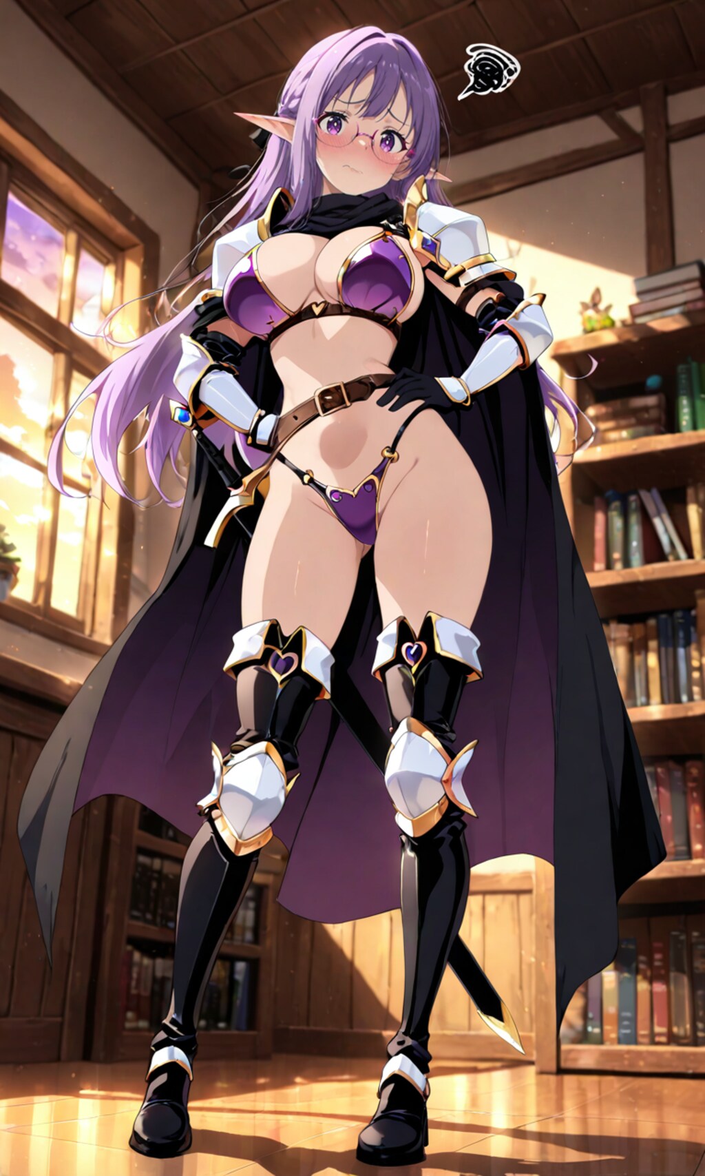 コスプレ試着中