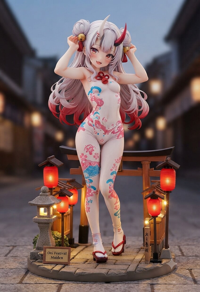 ホロメンボディペイントフィギュア２