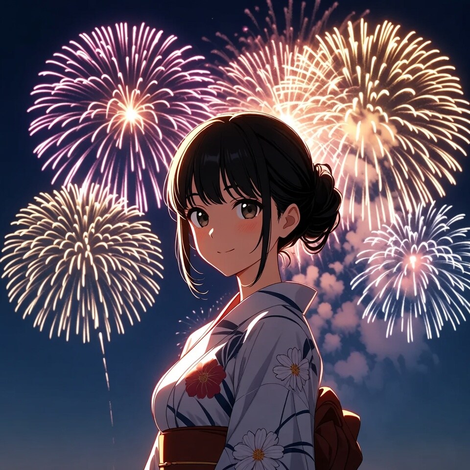 花火 | の人気AIイラスト・グラビア