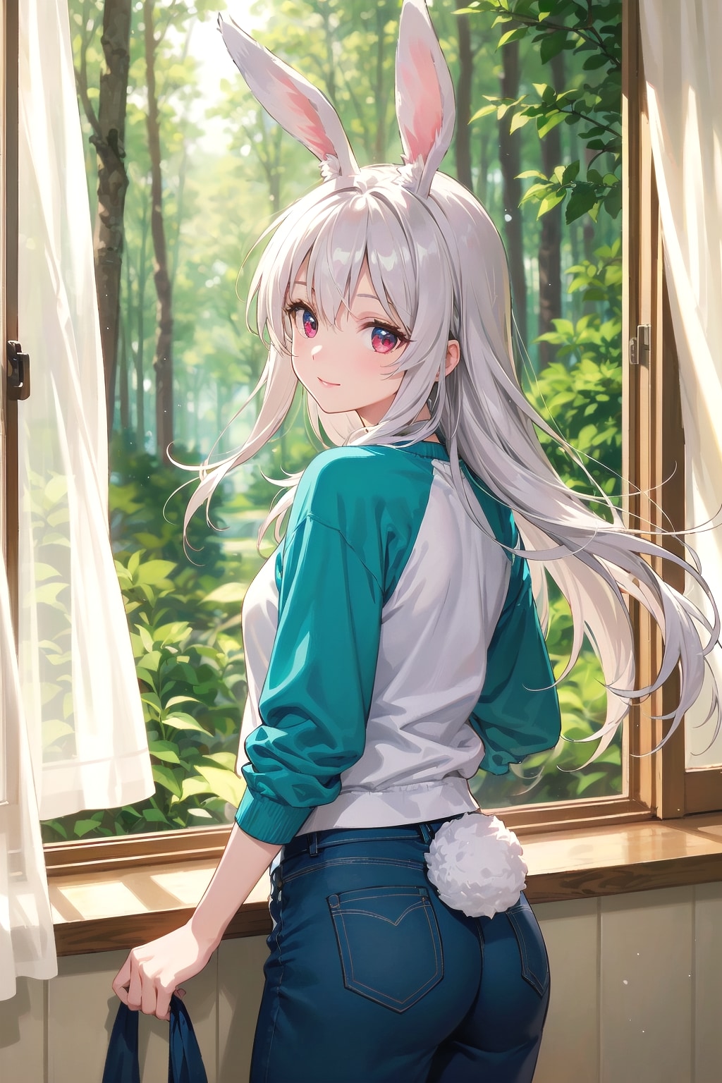 しっぽも見せちゃうのです🐰🎶