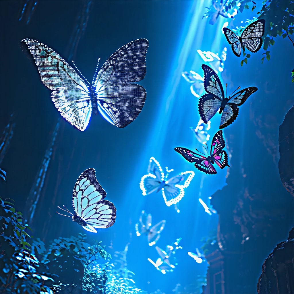 Digital Butterfly Swarm