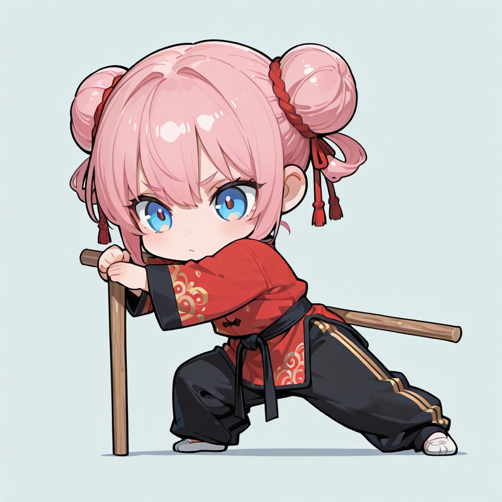 棍術×ECHIDNAちゃん🩷