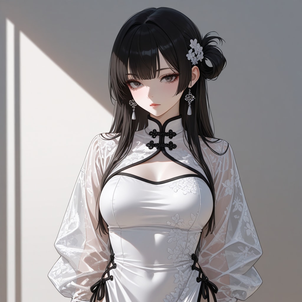 凪原 月子（なぎはら つきこ）のアオザイコスプレ