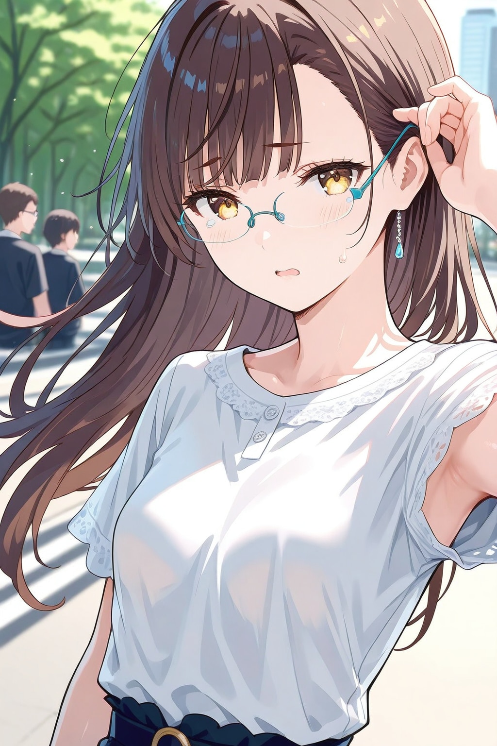 な、ナンパの人ですか！？ | の人気AIイラスト・グラビア