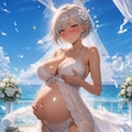 減量3キロ達成！海辺のチャペルでウェディングドレス姿の専属トレーナー(ギャル妻) 2枚目