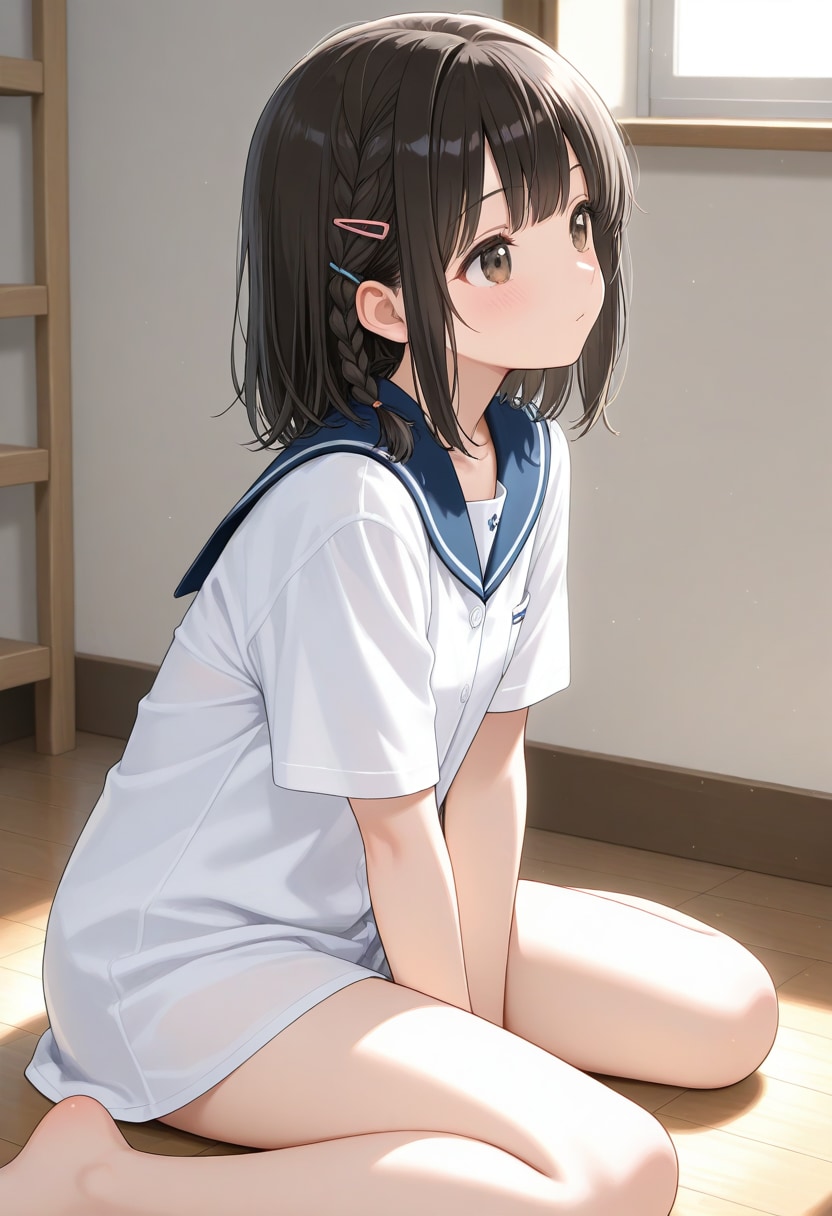 黒髪の美少女(390)