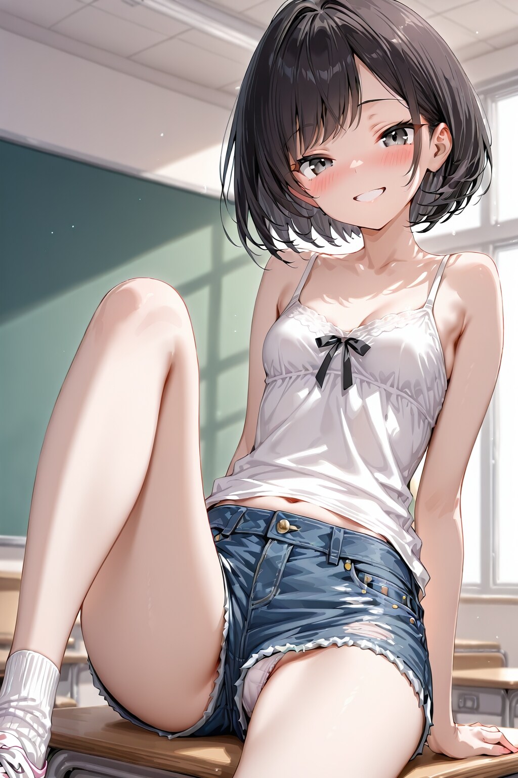 りえちゃんと教室で(2)