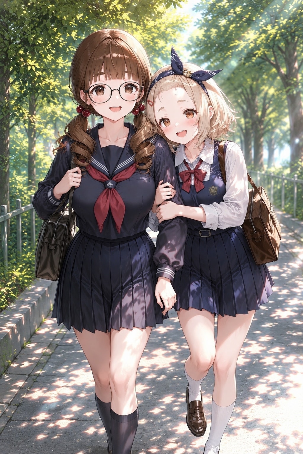 槇上姉妹は仲良し♪ | の人気AIイラスト・グラビア