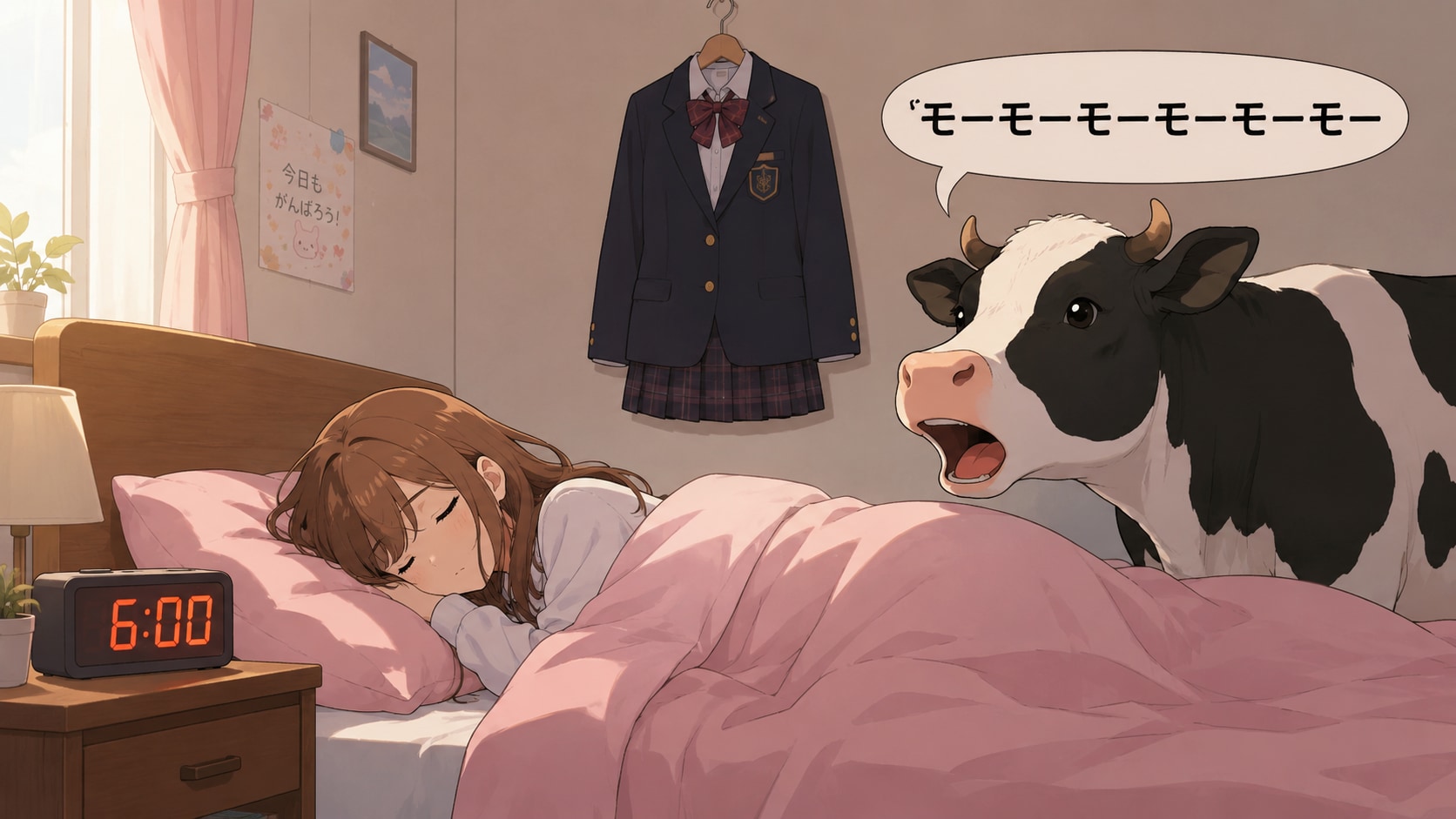 ６．応援モーニングコール(ちちぷいルーキーズ５) | の人気AIイラスト・グラビア