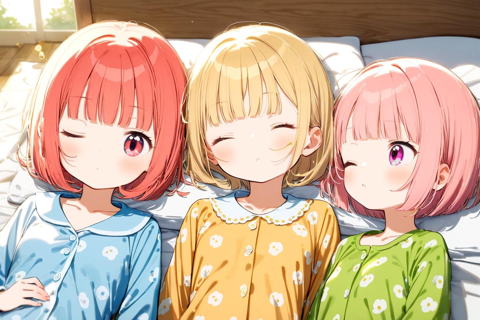 パジャマパーティー | の人気AIイラスト・グラビア