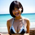 日焼けと水着と女子高校生と 4枚目