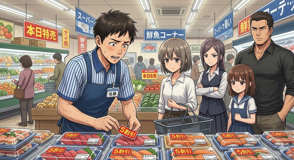 家族総出で割引を待つ一同