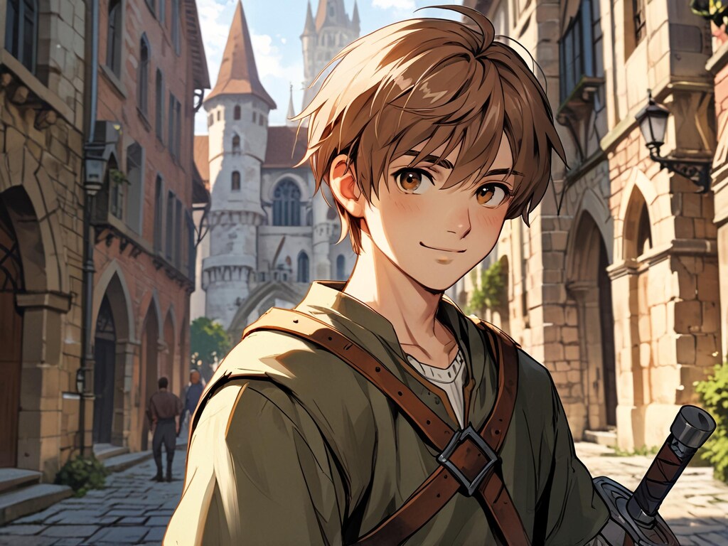 ショートストーリーのキャラクター設定（勇者）