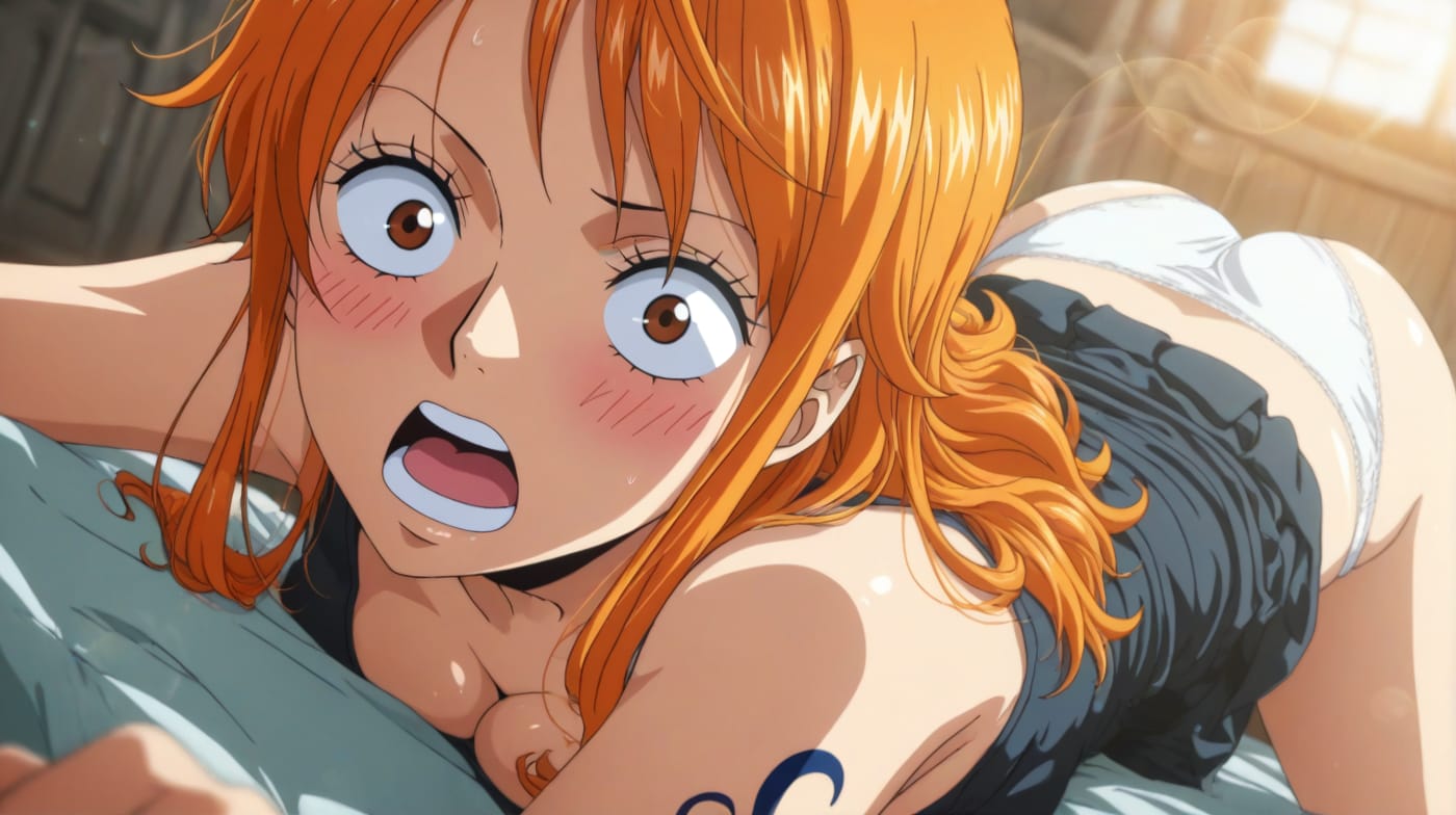 【ナミ】パンツをドアップで見られてそのまま…