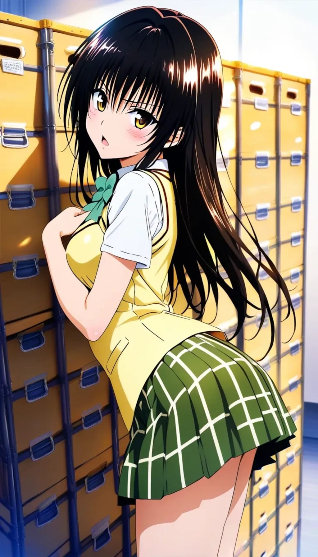 古手川（とらぶる）『ちょっと！　放課後にこんなとこに呼び出して何の用？』