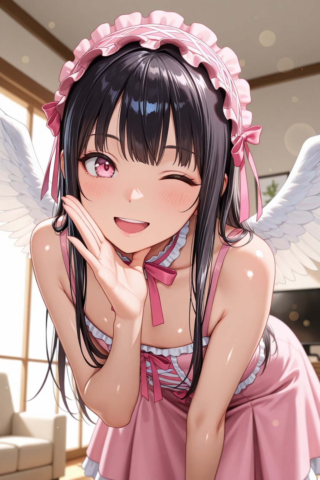 「可愛い天使でしょ♡」