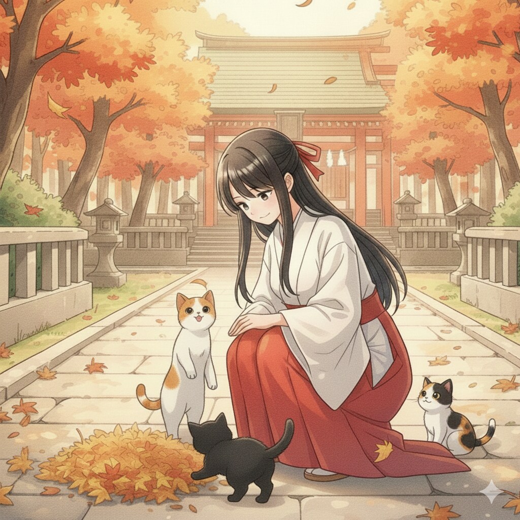 みこさんとねこ